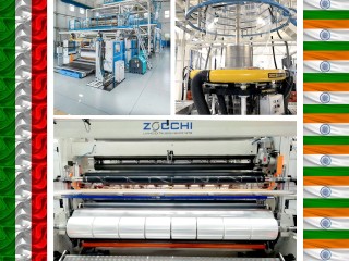 One of our blown film lines tested in India