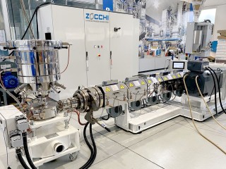 Our Extruder ready to leave for France